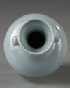 A SMALL CHINESE RU-TYPE TWIN-HANDLED VASE