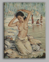 A Indonesian painting depicting a woman 1952