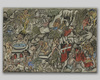 A ubud painting depicting hell