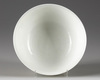A Chinese yellow-ground green-enamelled eggshell porcelain 'dragon' bowl