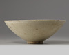 A CHINESE CREAM-GLAZED SPOTTED BOWL, QING DYNASTY (1644 - 1911)