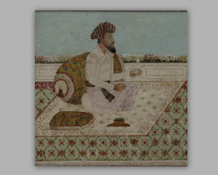 A Indian painting depicting a man