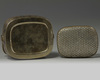 A Chinese brass 'narrative' hand warmer