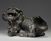 A CHINESE BRONZE BUDDHIST LION, CHINA, 19TH CENTURY