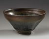 A Chinese small hare's fur glazed tea bowl