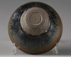 A Chinese small hare's fur glazed tea bowl