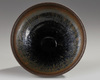 A Chinese small hare's fur glazed tea bowl