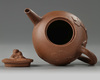 A Chinese yixing 'leaf' teapot and cover