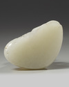 A Chinese white jade Shakyamuni