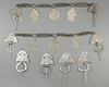 Three pairs of silver fibula's