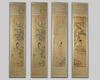 A set of four Chinese 'Four Great Beauties' hanging scrolls