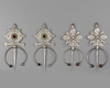 Two pair of silver fibula