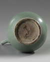 A Chinese celadon-glazed ewer
