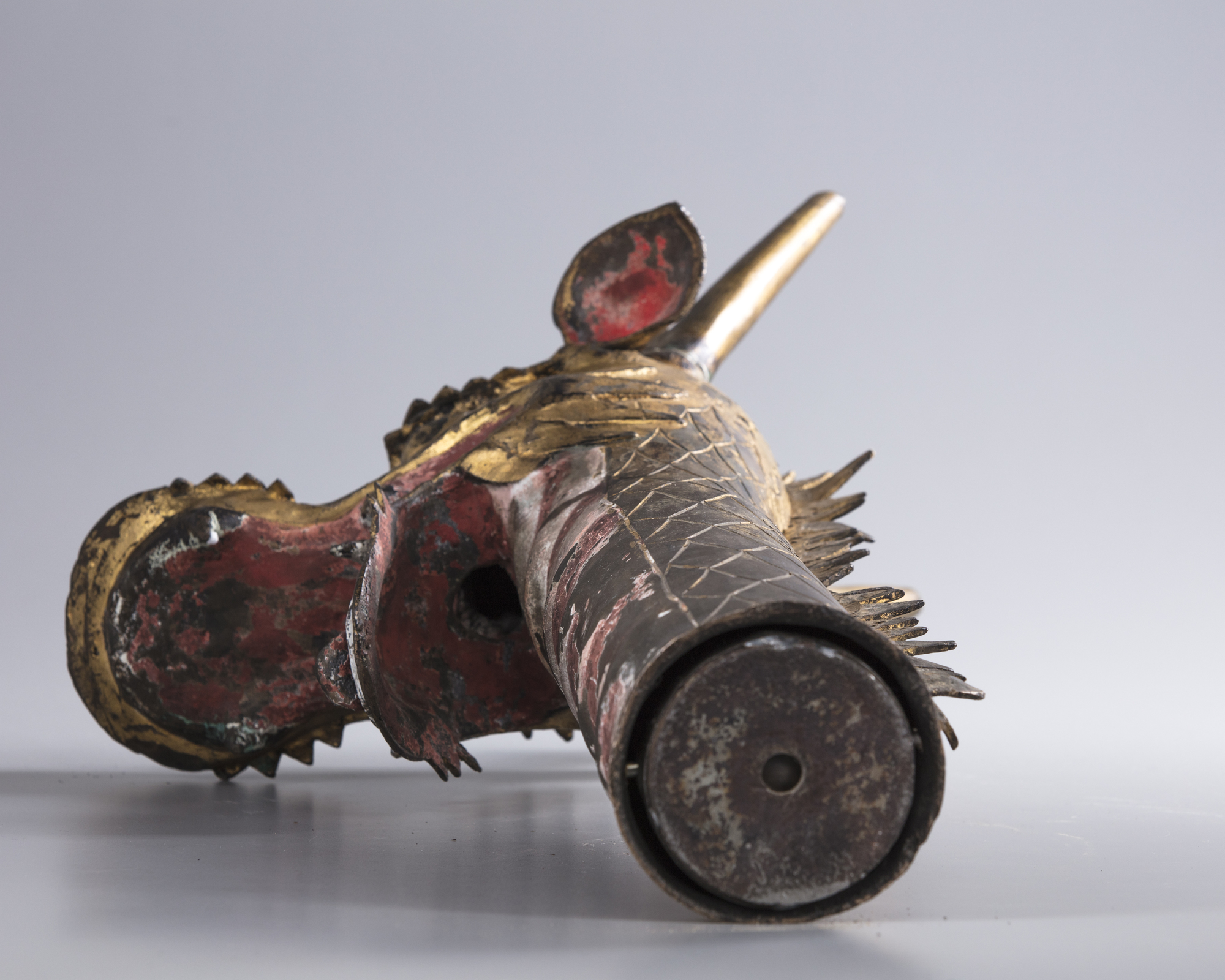 A Bronze dragon head