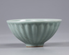 A Chinese celadon-glazed 'lotus' bowl