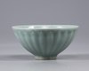 A Chinese celadon-glazed 'lotus' bowl
