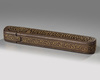 A gilt metal Qalamdan or pen box