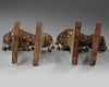 Two Islamic Ottoman hammam shoes