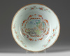 A Chinese Export famille rose European-subject bowl