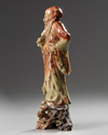 A Chinese soapstone figure of an Immortal