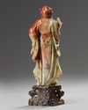 A Chinese soapstone figure of an Immortal