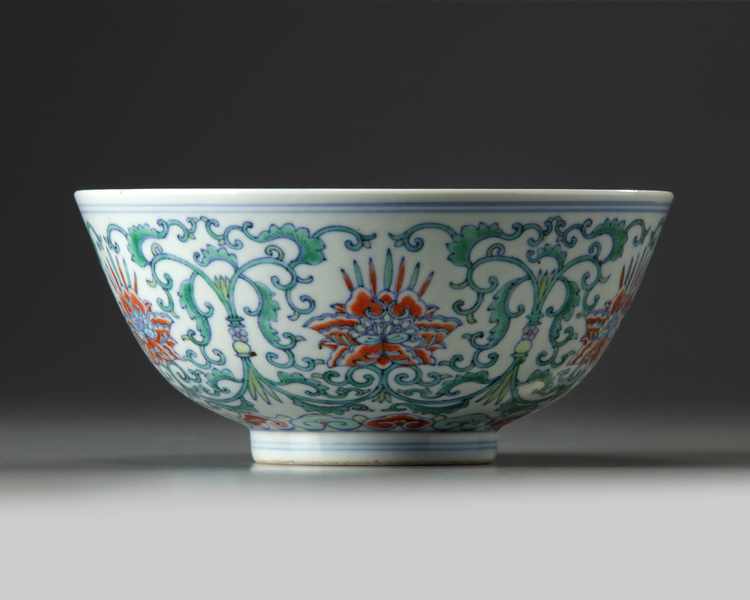 A Chinese doucai ‘lotus’ bowl