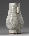 A gu-type crackle glazed hu-vase