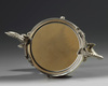 A Japanese silver-mounted ostrich egg cup