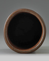 A Chinese bamboo brush pot, bitong