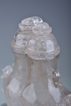 A Chinese rock crystal vase and cover