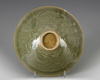 A CHINESE YAOZHOU-STYLE CELADON GLAZED CONICAL BOWL, QING DYNASTY (1644–1911)