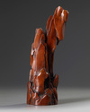A Chinese boxwood scholar's mountain