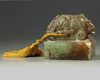A large Chinese bowenite 'double dragon' seal