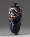 A Japanese Cloisonné dragon vase