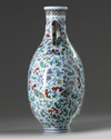 A Chinese doucai moonflask