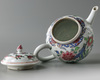 A CHINESE FAMILLE ROSE 'COCKEREL' TEAPOT AND COVER, YONGZHENG PERIOD (1723-1735)