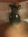 A large Chinese bronze hinged ewer and cover