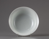 A white-glazed bowl