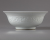 A white-glazed bowl