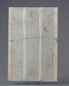 A porcelain 'tiger' plaque