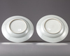 A pair of Chinese armorial dishes