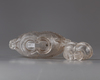 A Chinese rock crystal vase and cover