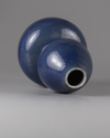A Chinese blue glazed double-gourd 'dragon vase'