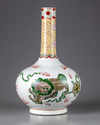 A Chinese bottle vase