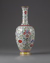 A Chinese famille rose vase