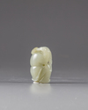 A Chinese jade carving of a boy
