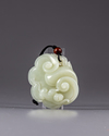 A Chinese jade carving of ruyi head
