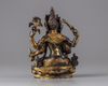A Chinese gilt bronze Manshuri