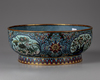 A Chinese cloisonne enamel 'Flowers of the Four Seasons' bowl