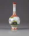 A famille rose European subject vase